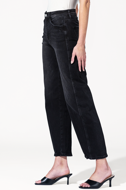 Super High Rise Barrel Jeans
