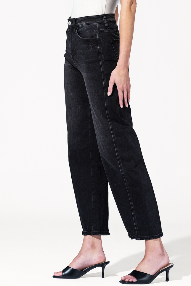 Super High Rise Barrel Jeans