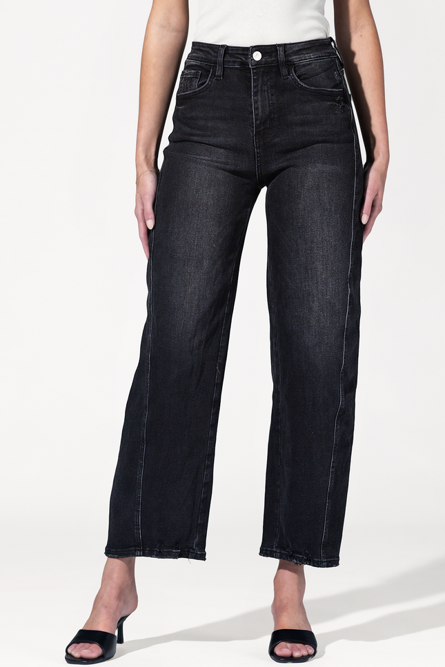 Super High Rise Barrel Jeans