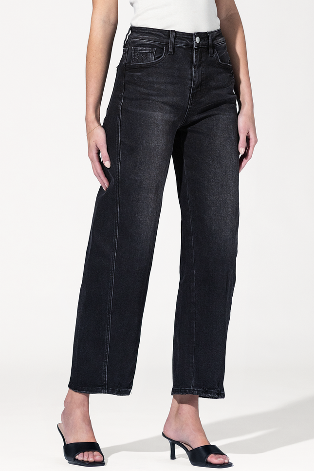 Super High Rise Barrel Jeans