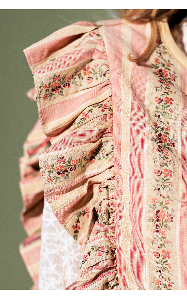 Wildflower Wallpaper Quilted Vest