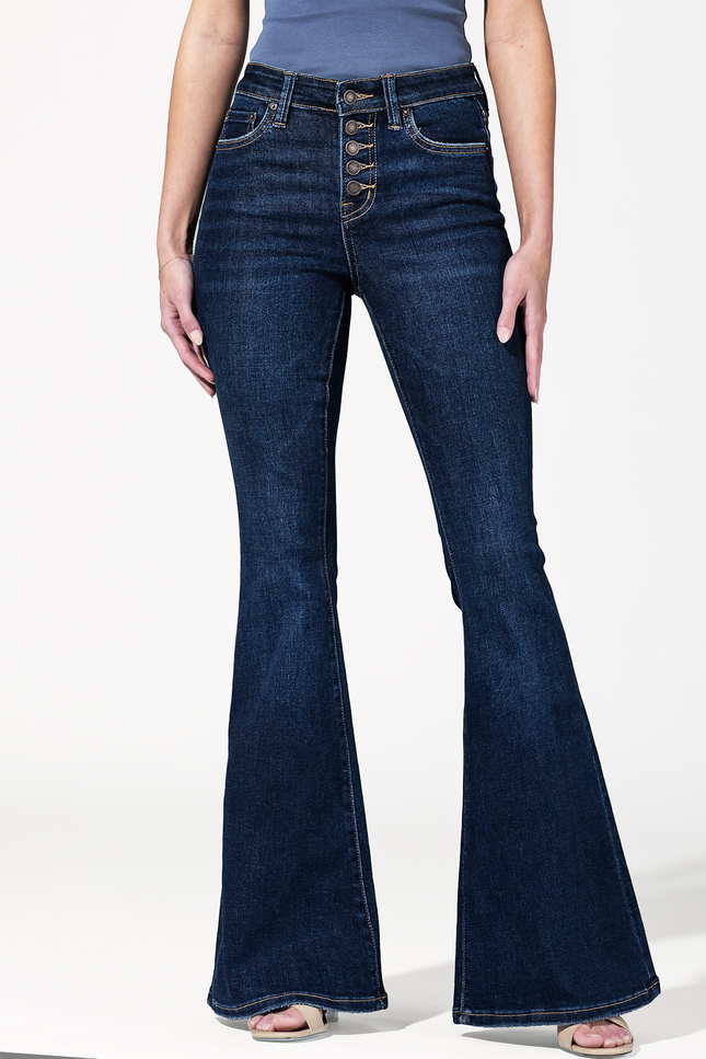 Jackie High Rise Flare Jean