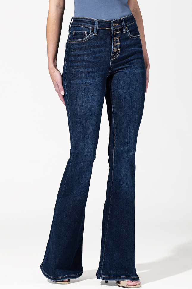 Jackie High Rise Flare Jean