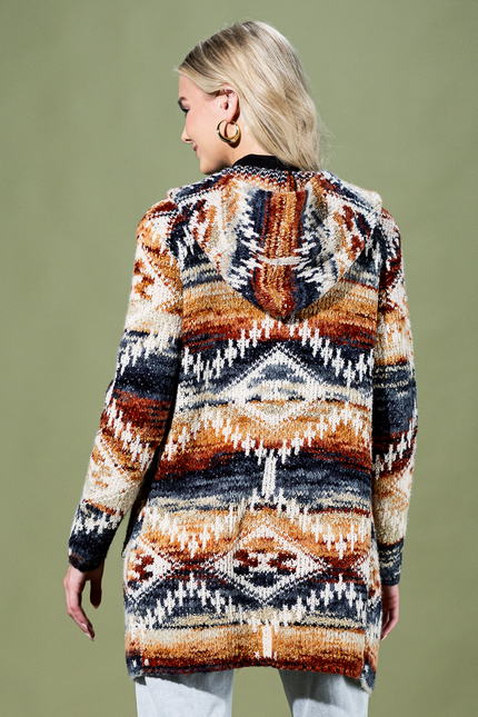 Desert Sunrise Hooded Cardigan