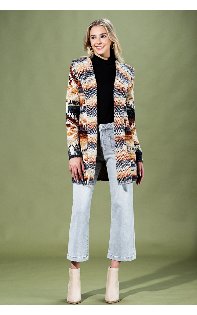 Desert Sunrise Hooded Cardigan