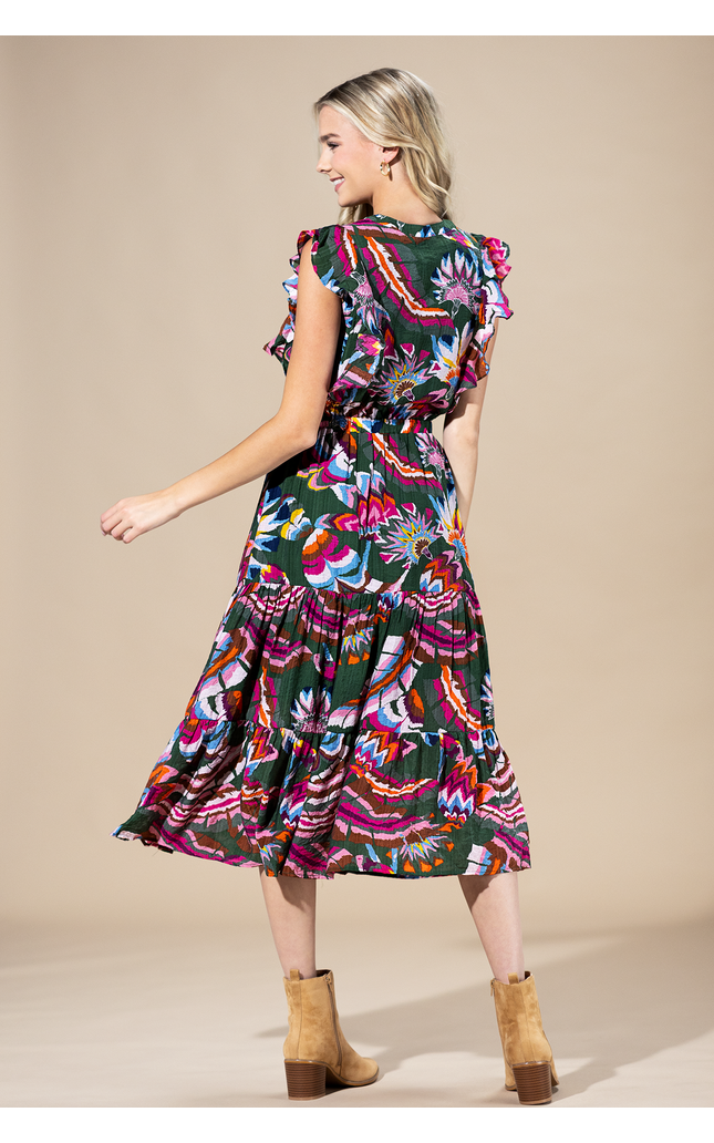 Cabo Bloom Midi Dress