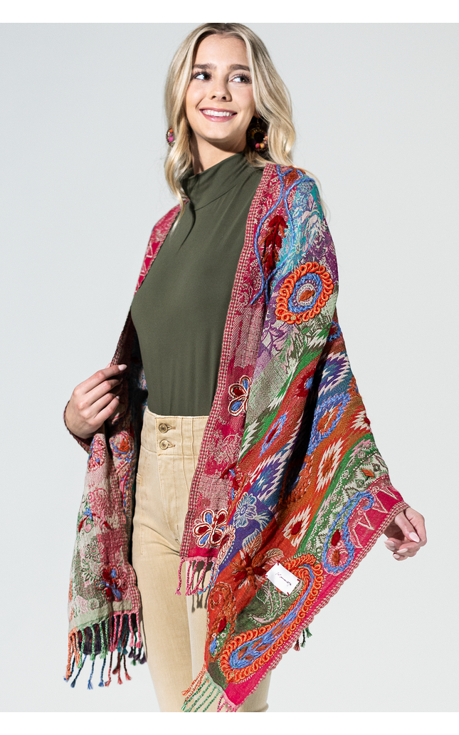 Rio Vista Wool Paisley Scarf