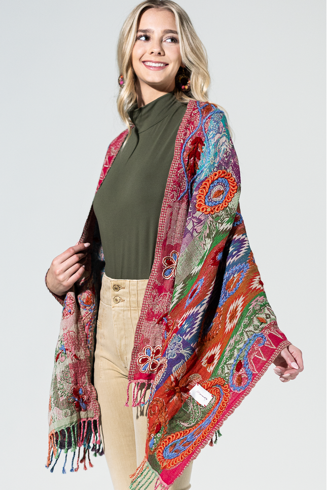 Rio Vista Wool Paisley Scarf