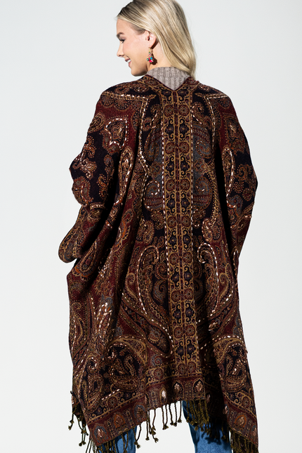 Masilla Hills Wool Ruana