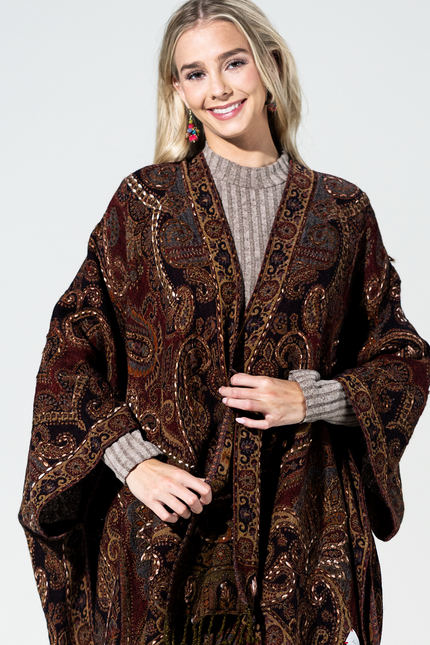 Masilla Hills Wool Ruana