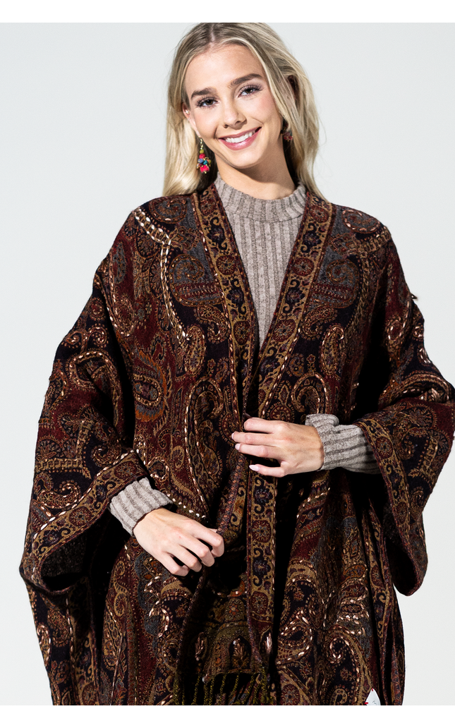 Masilla Hills Wool Ruana