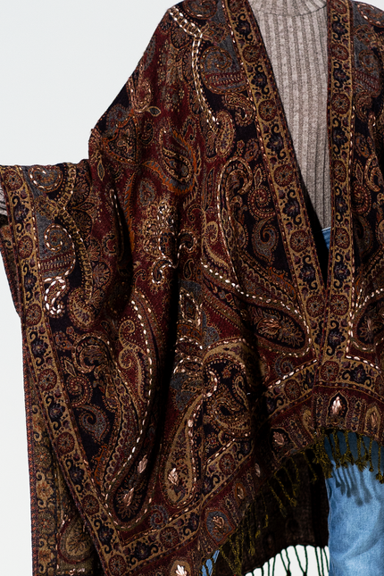 Masilla Hills Wool Ruana