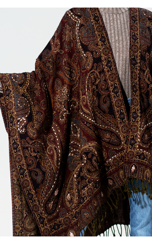 Masilla Hills Wool Ruana