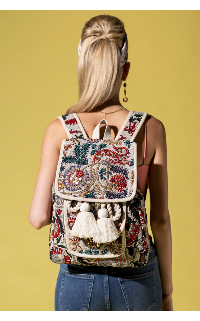 Bohemian Blossom Backpack