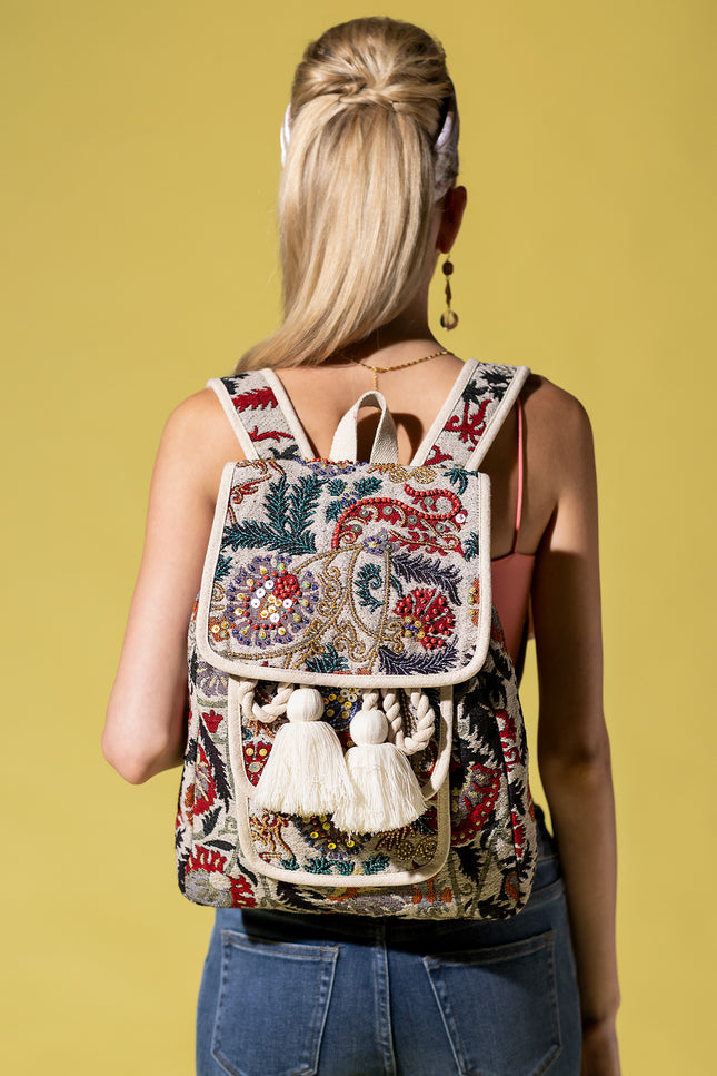 Bohemian Blossom Backpack