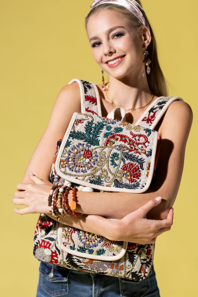 Bohemian Blossom Backpack
