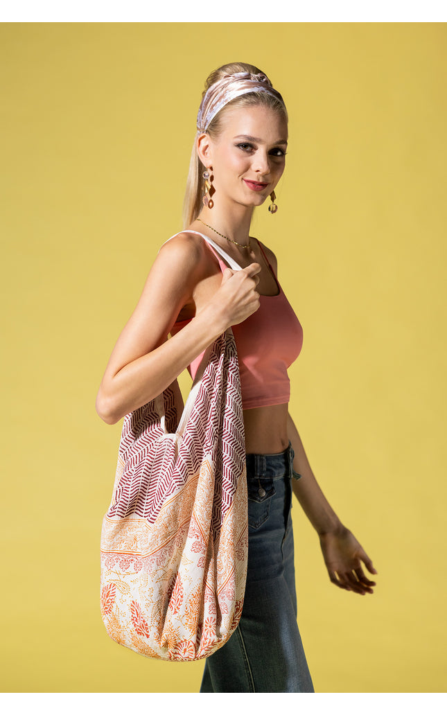 Golden Waves Hobo Bag