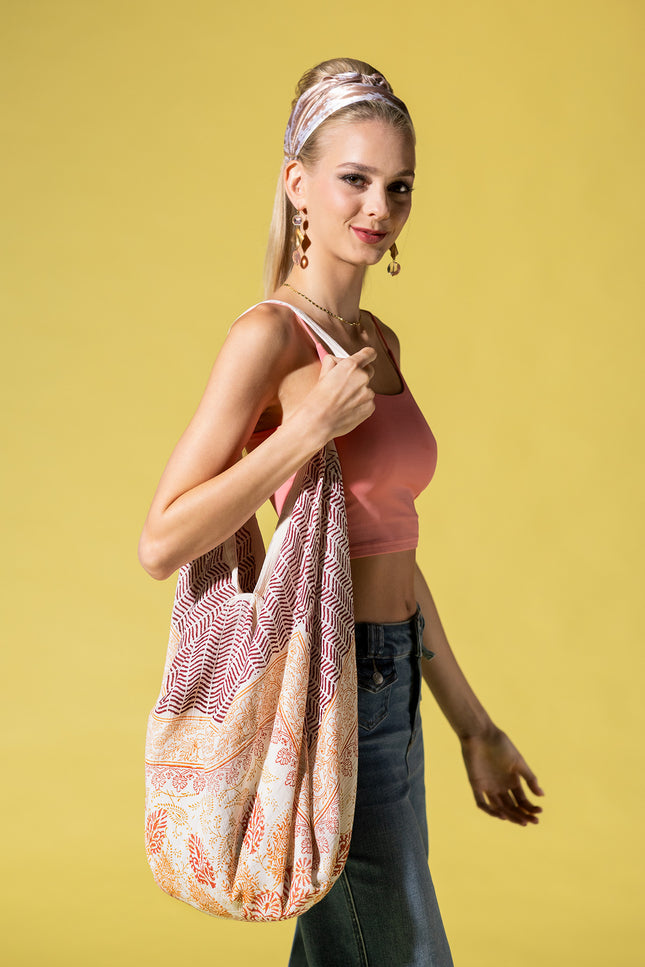 Golden Waves Hobo Bag