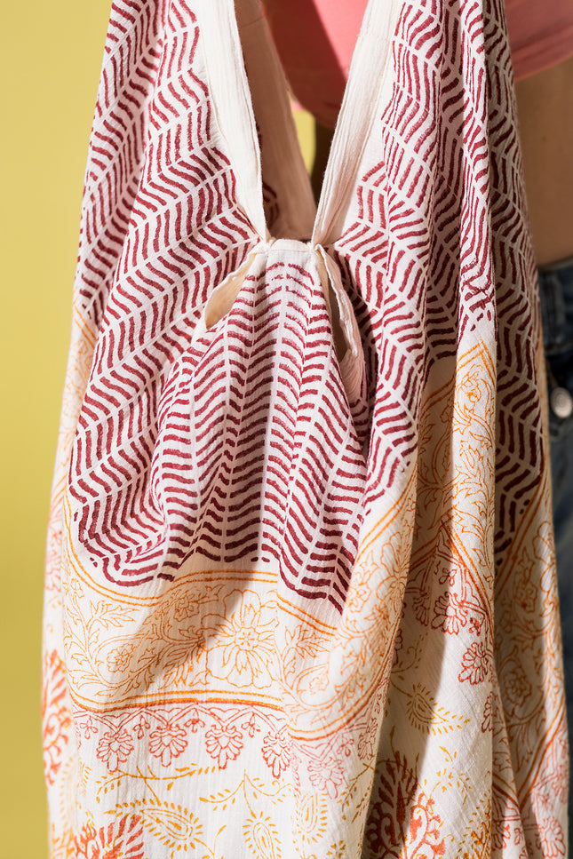 Golden Waves Hobo Bag