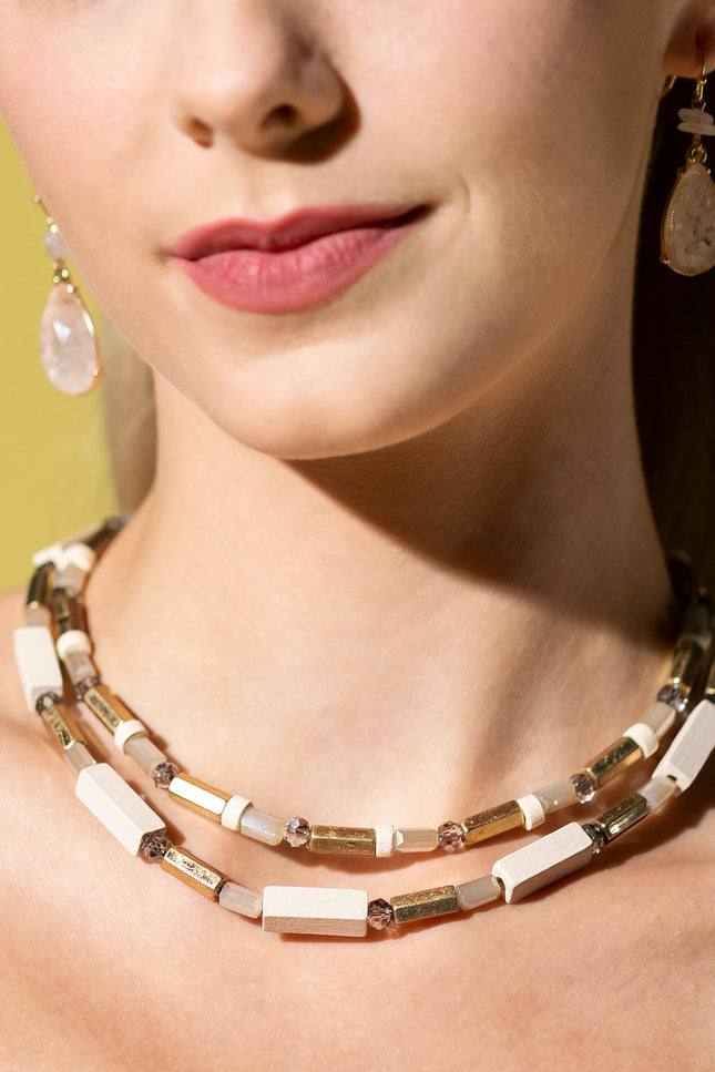 Ivory Gold Necklace