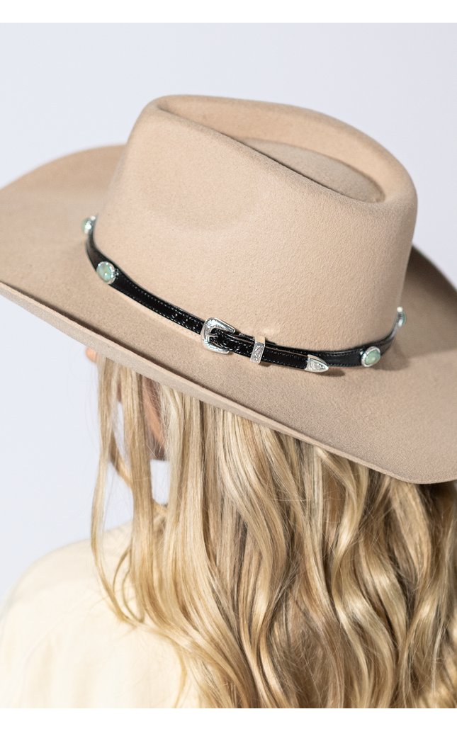Sundance Stone Leather Hat Band
