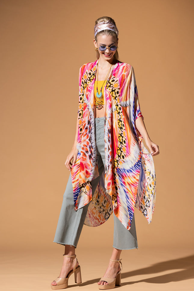 Vibrant Ethnic Kimono
