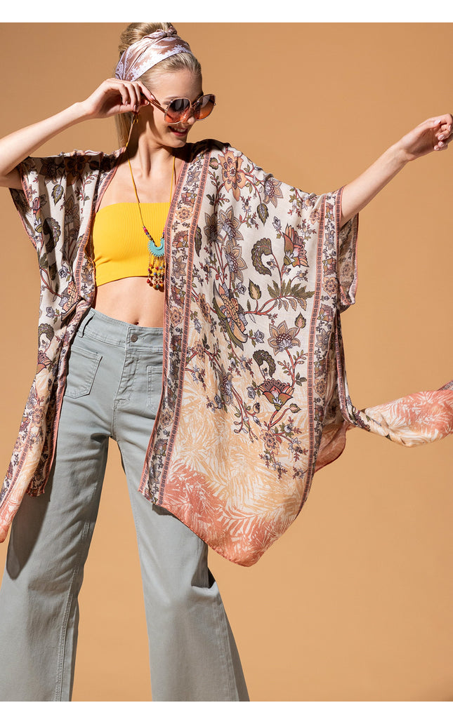 Botanic Whisper Kimono