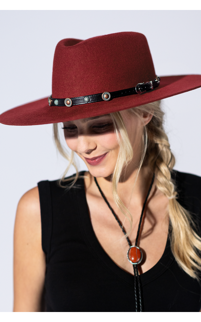 Copper Trail Leather Hat Band