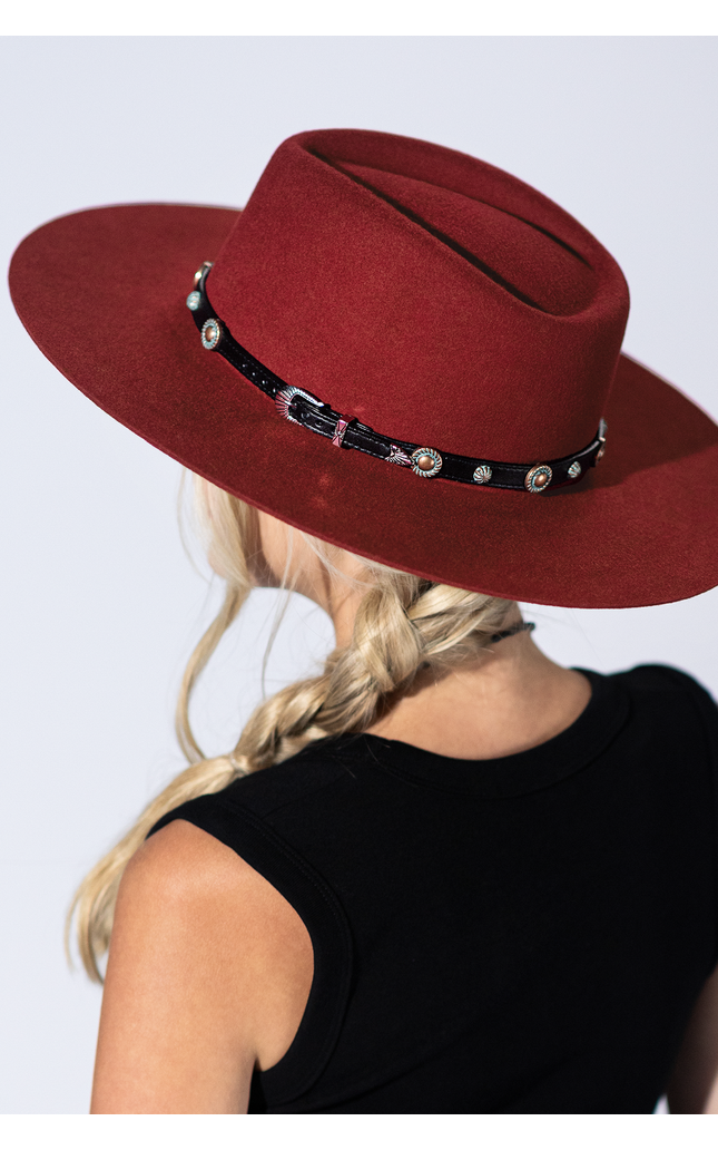 Copper Trail Leather Hat Band