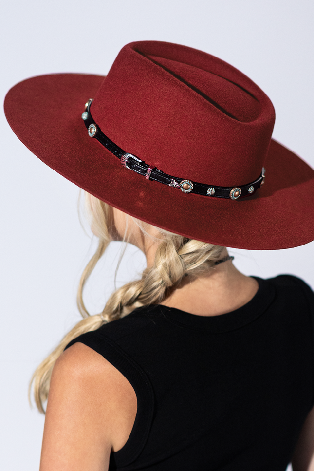 Copper Trail Leather Hat Band