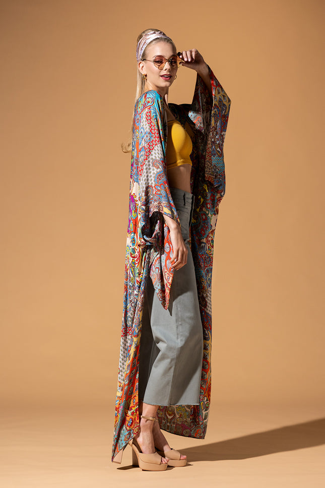 Enchanted Herringbone Kimono