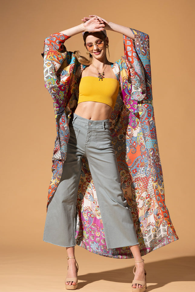 Enchanted Herringbone Kimono