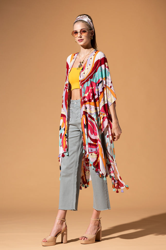 Carnival Whirl Kimono
