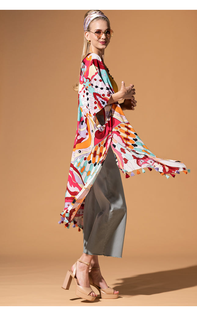 Carnival Whirl Kimono