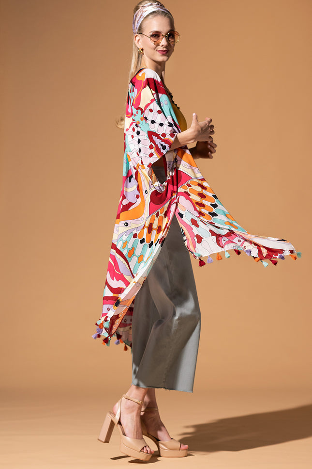 Carnival Whirl Kimono