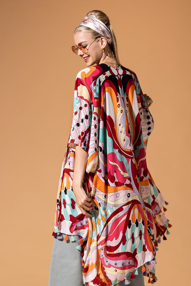 Carnival Whirl Kimono