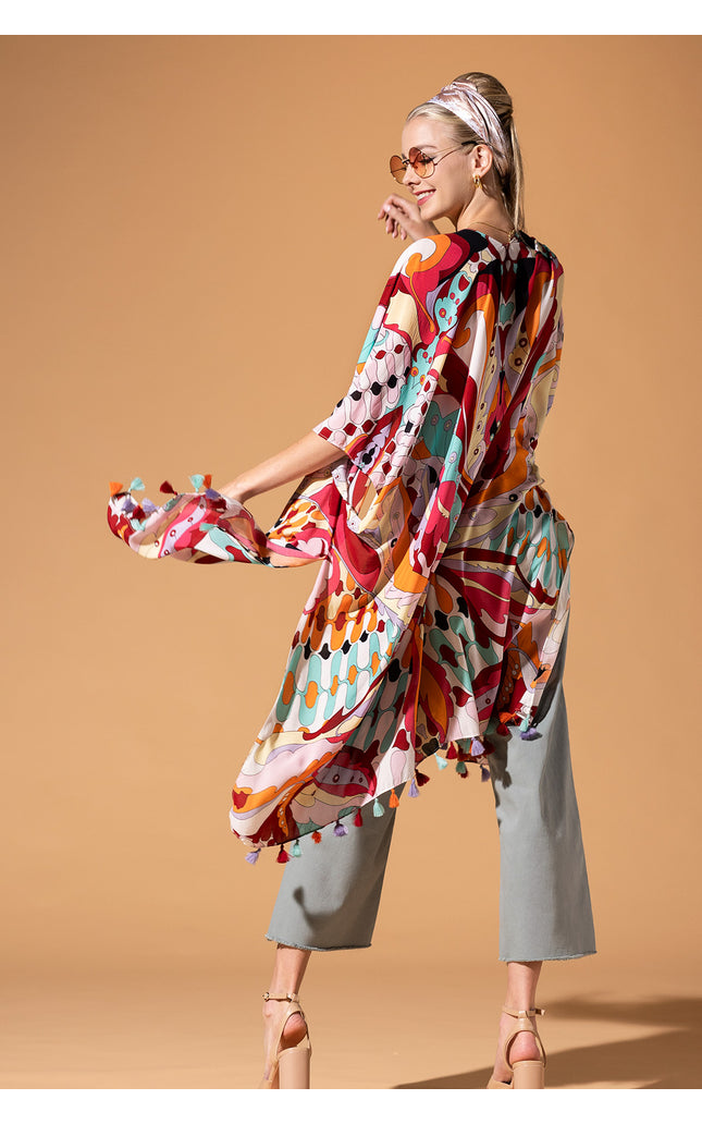 Carnival Whirl Kimono