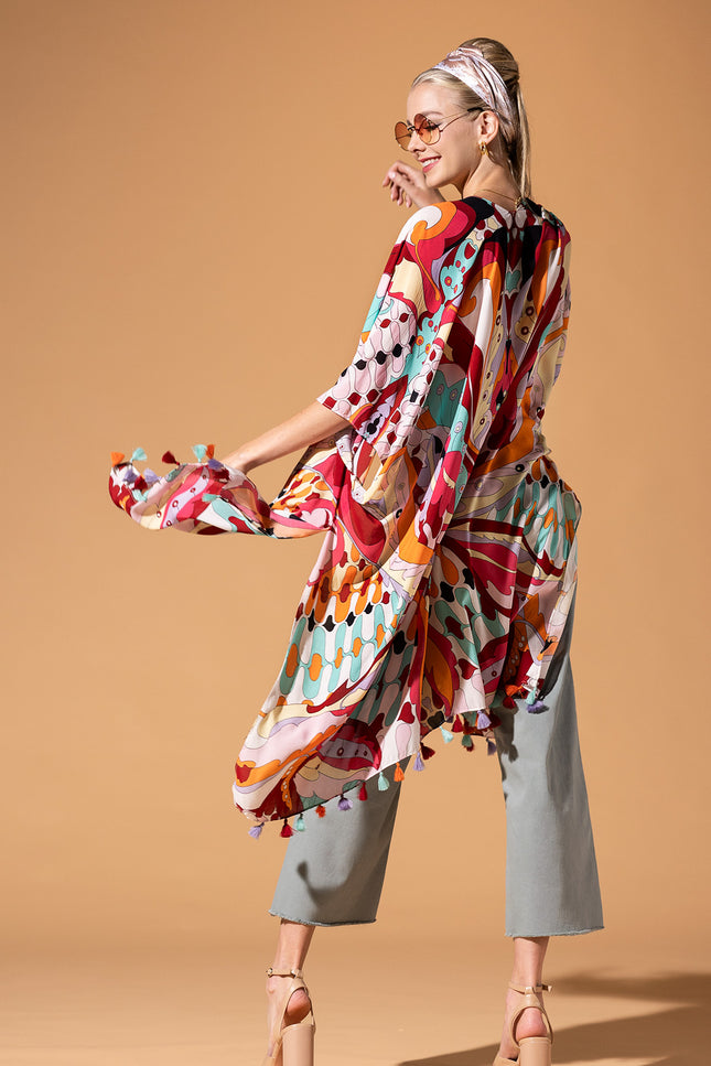 Carnival Whirl Kimono