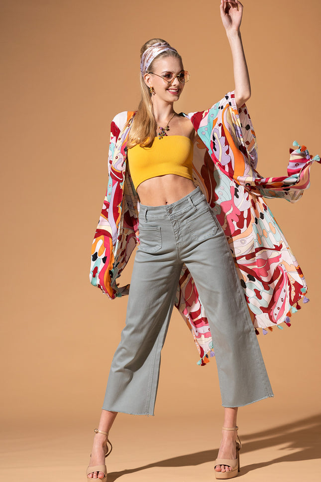 Carnival Whirl Kimono