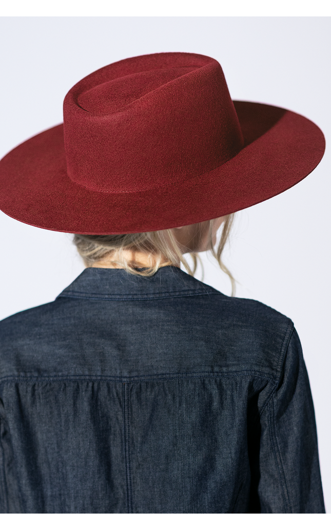 Lainey Wool Rancher - Raspberry