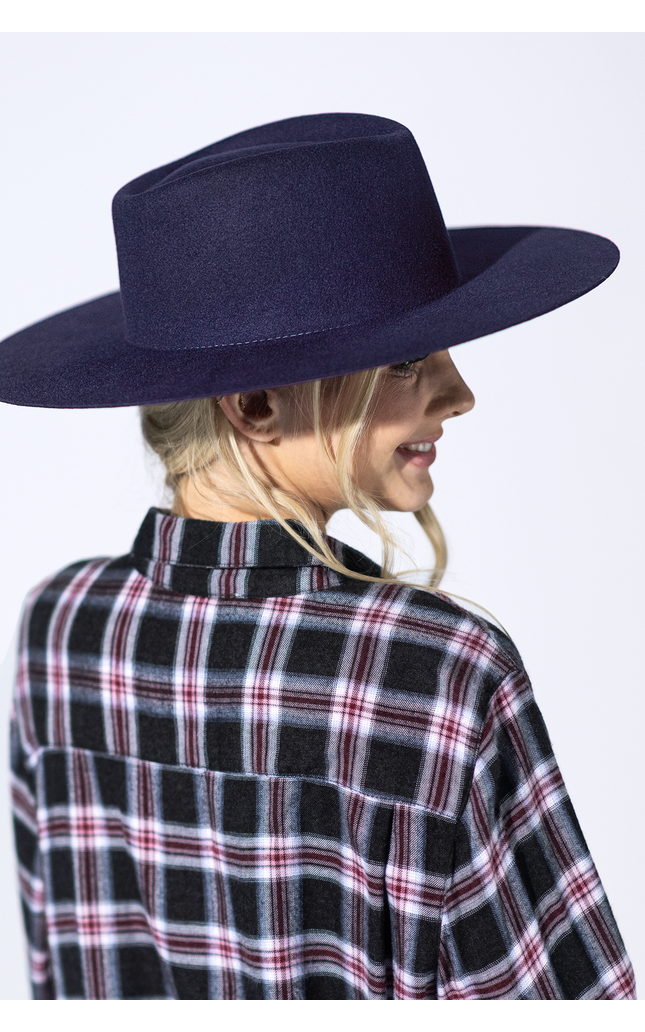 Lainey Wool Rancher - Navy