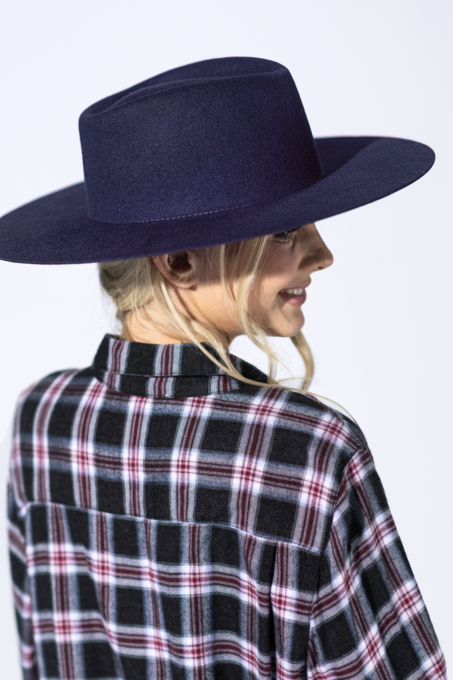 Lainey Wool Rancher - Navy