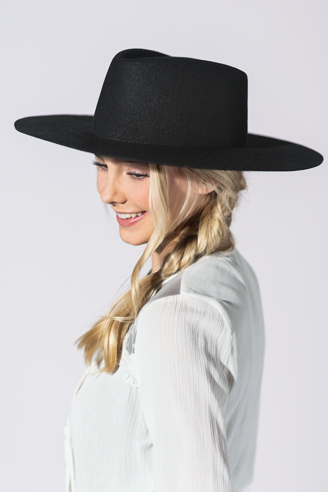 Lainey Wool Rancher - Black