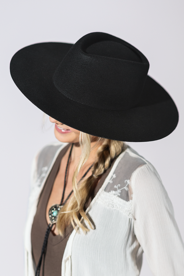 Lainey Wool Rancher - Black