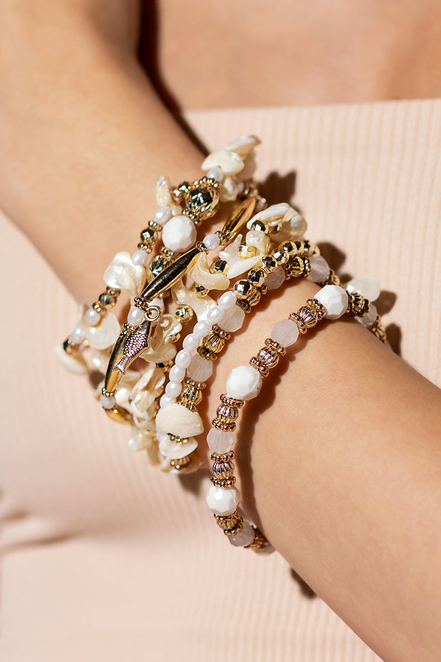 Ivory Cascade Bracelet