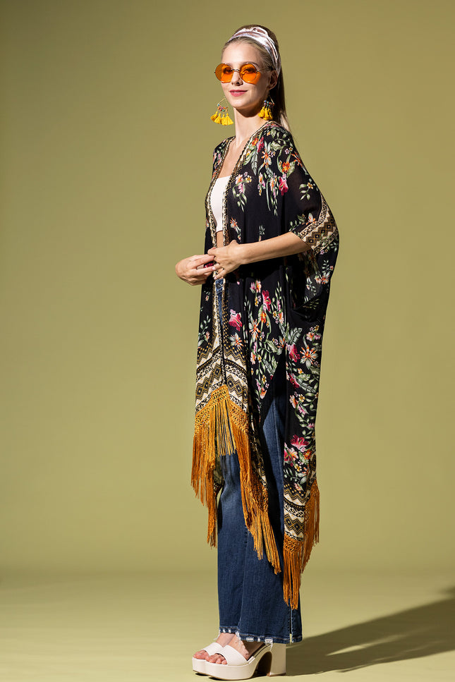 Fringe Temptation Kimono