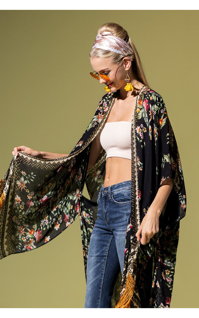 Fringe Temptation Kimono