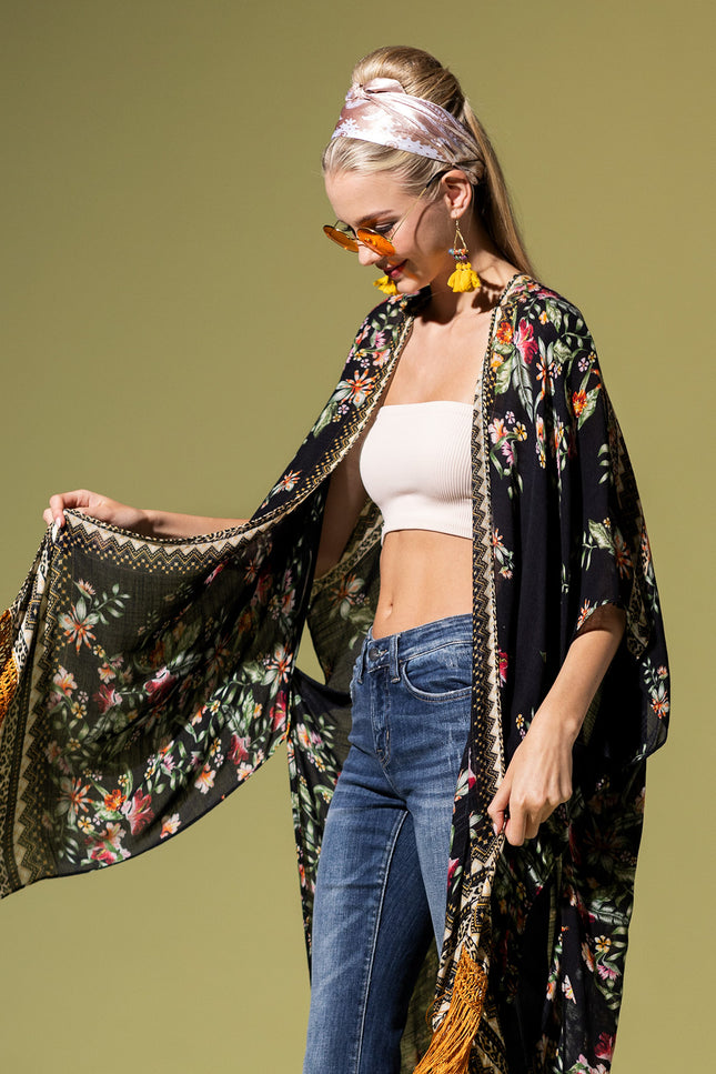 Fringe Temptation Kimono