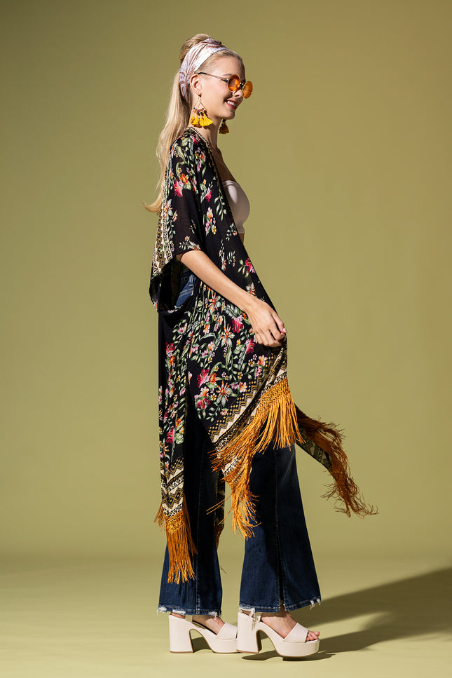 Fringe Temptation Kimono