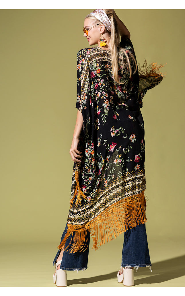 Fringe Temptation Kimono